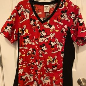 Mickey Mouse scrub top